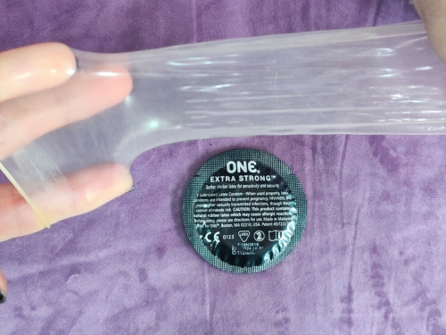 Латексні презервативи ONE Extra Strong 1 шт сильніший і міцніший захист. - 2