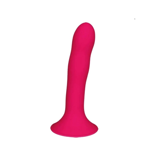 Дилдо с присоской подойдет как насадка для страпона розовый Adrien Lastic Hitsens 4 диаметр 3.7см, длина 17,8см - 1
