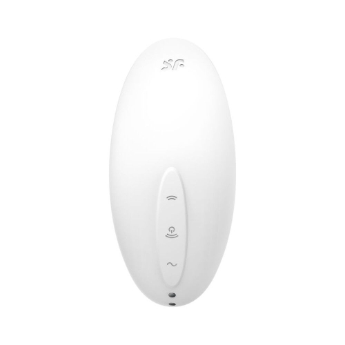 Вакуумний кліторальний стимулятор білого кольору Satisfyer Vulva Lover 2 - 3