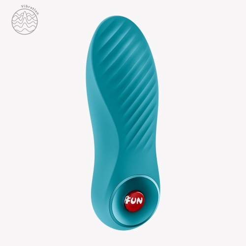 Клиторальный стимулятор синего цвета Fun Factory Bijou Aquamarine 12 режимов вибрации - 4