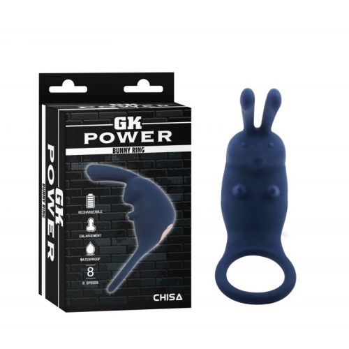 Кільце на пеніс з вібрацією для клітора у вигляді кролика Chisa Bunny Ring - 2