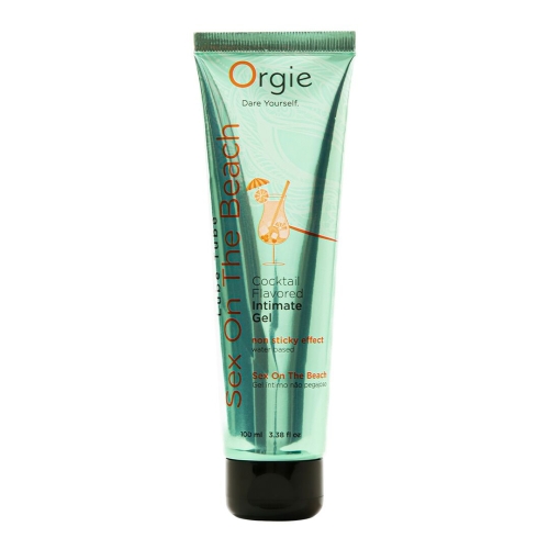 Оральный лубрикант со вкусом коктейля Секс на пляже на водной основе Orgie Lube Tube Sex On The Beach 100 мл - 1
