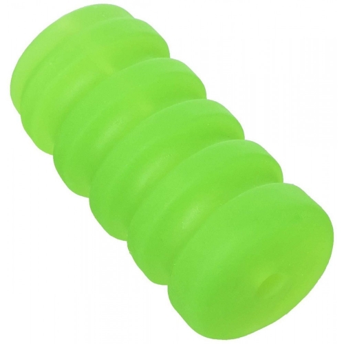 Мастурбатор для мужчин с вибропулей зеленого цвета Zolo Original Squeezable Vibr Stroker - 2
