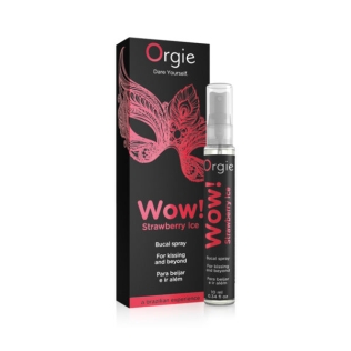 Спрей для орального секса со вкусом клубники Orgie WOW! Strawberry ice 10 мл 