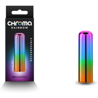 Віброкуль для стимуляції клітора райдужний NS Novelties Chroma Rainbow розмір S