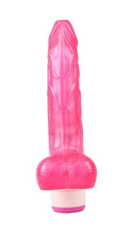 Реалістичний вібратор з мошонкою рожевий CHISA Basic Luv Theory Luv Pleaser - 3