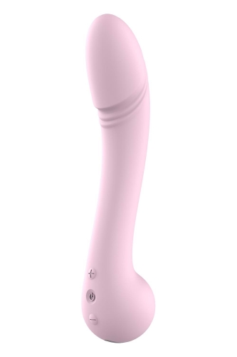 Вибратор вагинальный и для стимуляции точки G розового цвета Dream Toys Amour Lea - 1