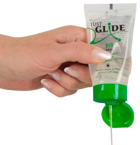 Веганская органическая анальная смазка на водной основе Just Glide Bio Anal 50 мл - 2