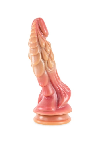 Фентезійний фалоімітатор на присосці тілесного кольору Kong Silicone The Dragon - 3