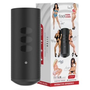 Інтерактивний Автоматичний мастурбатор для пеніса Kiiroo Titan Feel Pornstars Experience