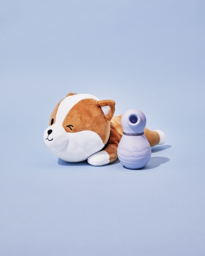 Вакуумний стимулятор для клітора TOYS+ кейс-песик шіба-іну Friday Bae - 3