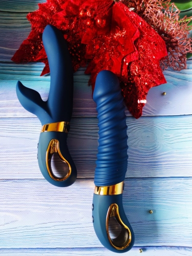 Вибратор с функцией нагрева черного цвета Dream Toys GODDESS COLLECTION NEREOS - 4