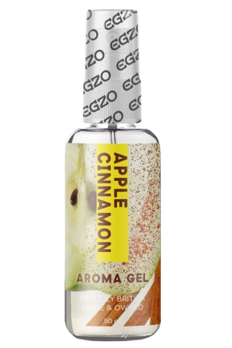 Оральный гель-лубрикант со вкусом и запахом яблоко корица EGZO AROMA GEL 50 мл - 1