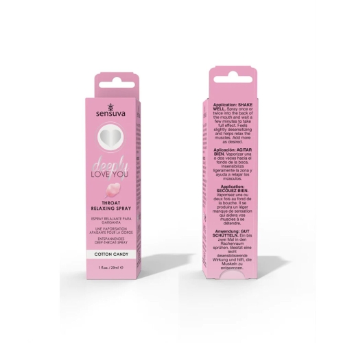 Спрей для глибокого мінету зі смаком Цукрової вати Sensuva Deeply Love You Cotton Candy 29 мл - 3