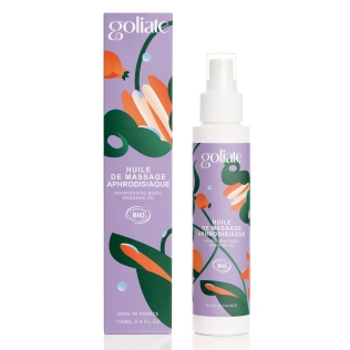 Масажна олія органічна з ефектом зігрівання Goliate Huile De Massage Aphrodisiaque 100 мл
