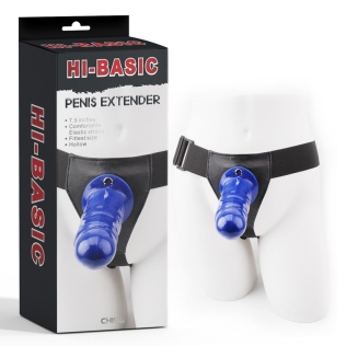 Страпон синього кольору Chisa Penis Extender