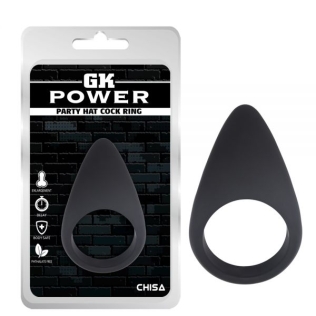 Ерекційне кільце на пеніс чорне Party Hat Cock Ring Chisa