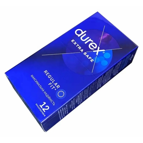 Презервативы максимальная надежность латексные с силиконовой смазкой Durex Extra Safe 12 штук - 9