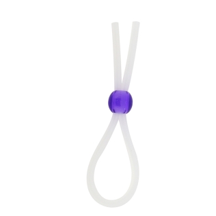 Кольцо эрекционное лассо с бусинкой 5 Silicon Cock Ring with Bead LAVENDER
