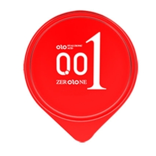 Ультратонкие презервативы с гиалуроновой кислотой и согревающим эффектом OLO ZERO ONE 1 штука