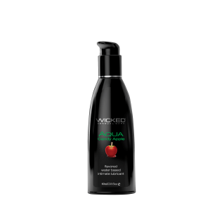 Оральний лубрикант на водній основі зі смаком яблука Wicked Sensual Care Аqua 60 мл