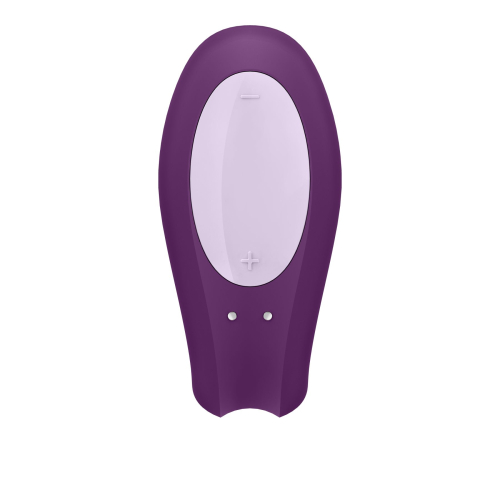 Вибратор для пар стимулирует точку Джи, пенис и клитор фиолетовый Satisfyer Double Joy - 3