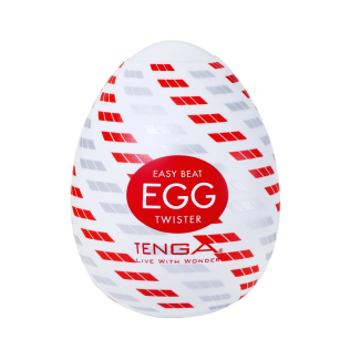 Мастурбатор-яйцо для мужчин прозрачный Tenga Egg Twister