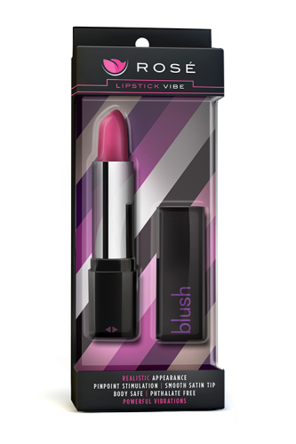 Вібратор у формі помади для стимуляції клітора червоного кольору Blush - 2
