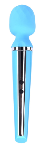 Вибромассажер пульсатор голубого цвета BOSS of TOYS Massager Genius - 2