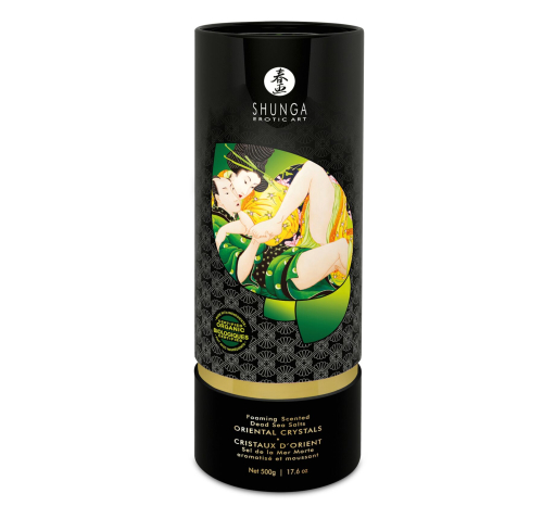 Сіль для ванни з ароматом Лотоса Shunga Oriental Crystals Bath Salts ORGANIC 500 г - 1