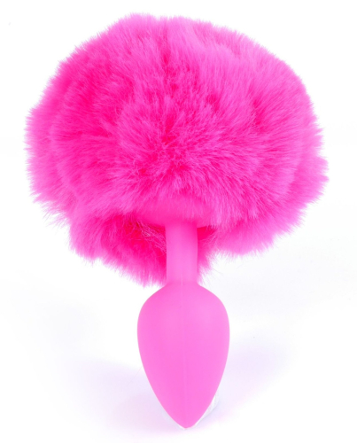 Анальна пробка з хвостом рожевого кольору S BOSS of TOYS PLUG Bunny Tail - 2