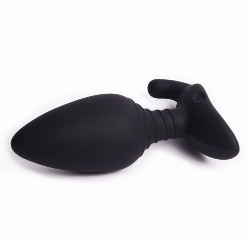 Анальна смарт вібропробка чорна Lovense Hush розмір L - 3
