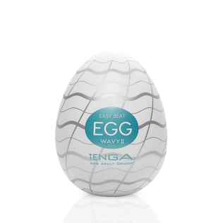 Мастурбатор яйце Tenga Egg Wavy II хвилястий