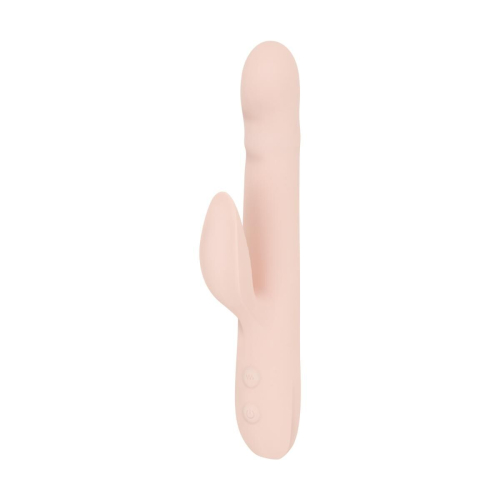 Вибратор кролик для точки G и клитора розовый Good Vibes Only SHAI Thrusting Vibrator - 2