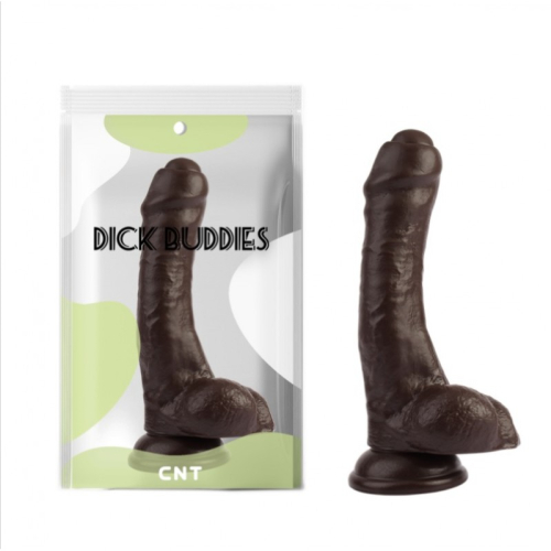 Реалистичный фаллоимитатор на присоске Super Sex Cock коричневый - 2