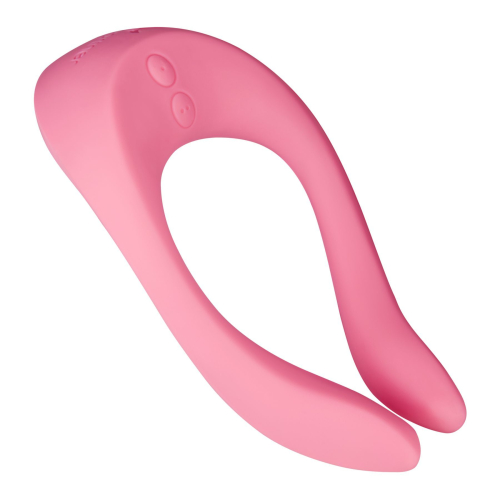 Вібратор для стимуляції точки G та клітора рожевий Satisfyer Partner Multifun 2 - 5