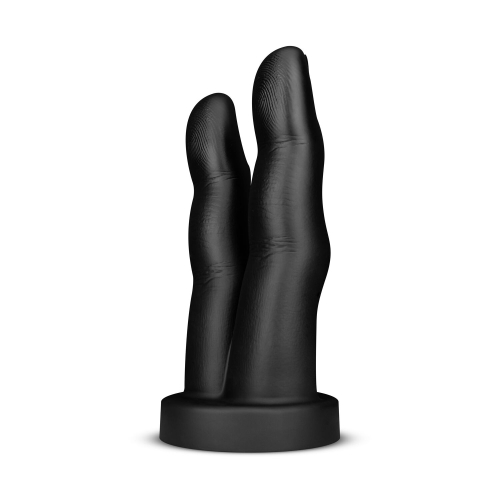 Анальний затор у вигляді двох пальців чорного кольору BUTTR Victory Double Finger Butt Plug - 3