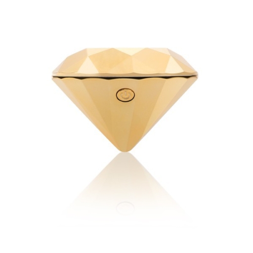Вибратор-бриллиант для клитора Bijoux Indiscrets золотой - 2