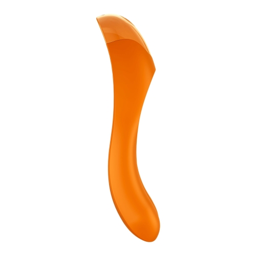 Вібратор на палець Satisfyer (Сатісфаер) Помаранчевий Candy Cane - 4