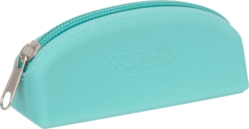 Сумка для зберігання секс-іграшок PowerBullet Silicone Zippered Bag Teal - 1