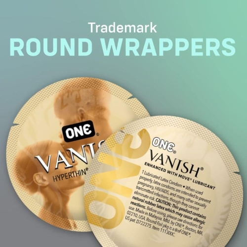 Презервативи супертонкі прозорого кольору ONE Vanish 12 штук - 3