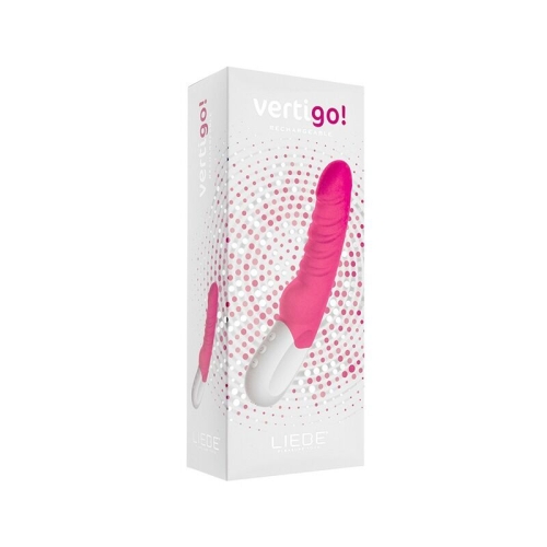 Вібратор для точки G та клітора фуксія Liebe Vertigo Cerise - 5