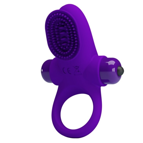 Кільце ерекційне з вібро-стимуляцією клітора Pretty Love Vibrant penis ring II BI-210205-1 - 3