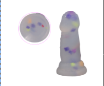 Анальний силіконовий затор Confetti Little penis - 1