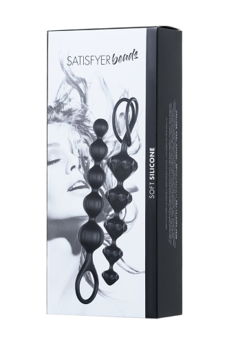 Силіконові Анальні намиста Satisfyer Beads Black - 5