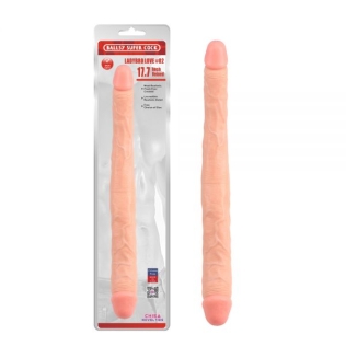 Фаллоимитатор двухсторонний телесный Chisa Ladybro Love 02
