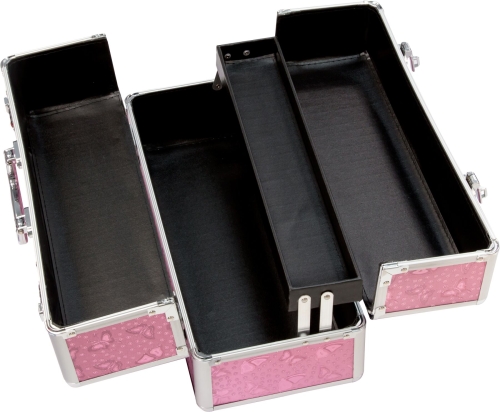 Кейс для хранения секс-игрушек BMS Factory Large Lokable Vibrator Case розовый - 5