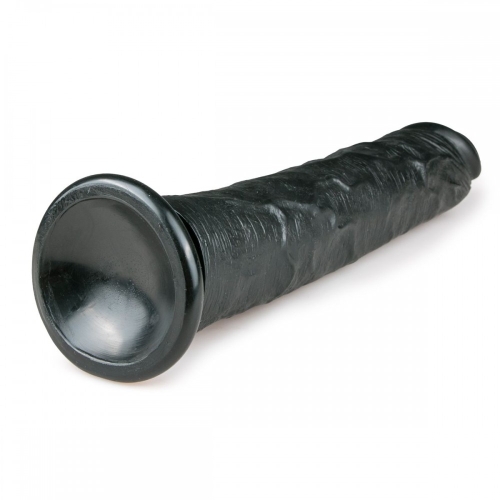 Фаллоимитатор реалистичный с присоской черный EasyToys Realistic Dildo 28,5 см - 3