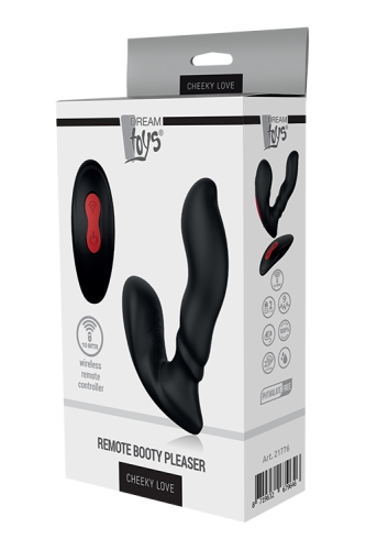 Вібромасажер простати з пультом ДК чорного кольору Dream Toys Cheeky Love - 6