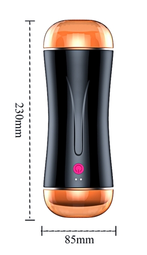 Мастурбатор анус и вагина с вибрацией телесного цвета BOSS of TOYS Vibrating Masturbation Cup - 8